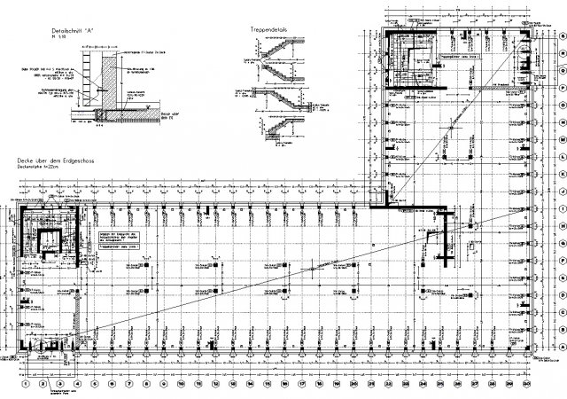 Auszug Schalplan Erdgeschoss